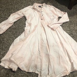 Zara Tie Dye Jagged Cut Dress